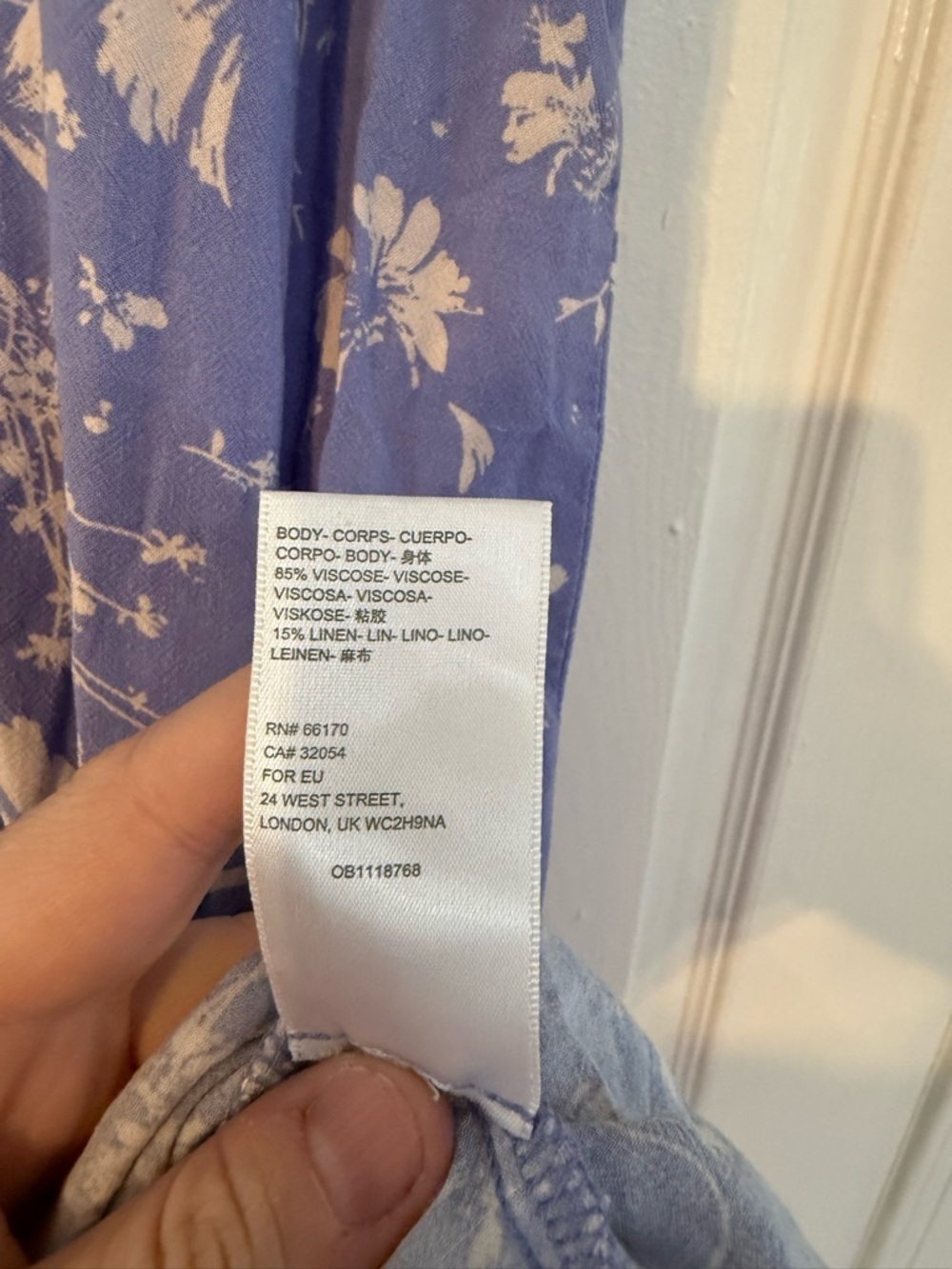 Urban Outfitters Lavender Floral Midi Dress - Picture 4 of 7